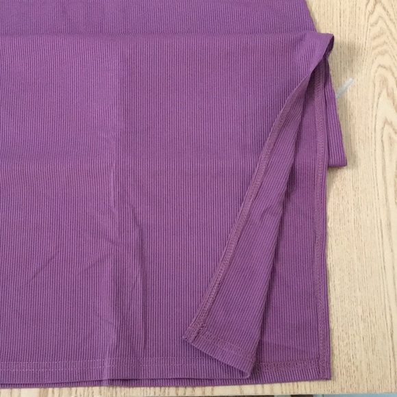 B16 New Shein Cut Out Dress Strappy Slit at the Bottom Lightweight Mauve XSmall - Picture 4 of 8